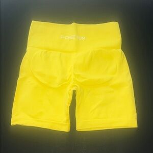 Pchee bum yellow shorts